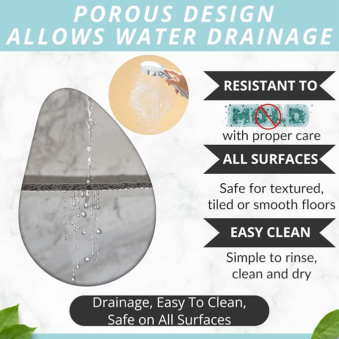 Enkosi Loofah Non-Slip Shower Mat - Image 4