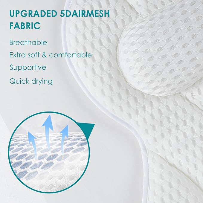Bath Pillow Bathtub Pillow, Luxury Bath Pillow - Image 6