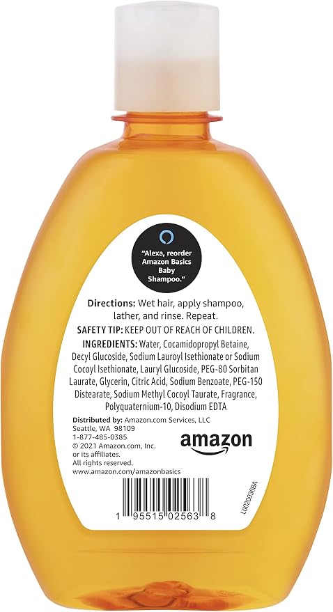 Amazon Basics Tear-Free Baby Shampoo, 13.6 Fluid Ounce - Image 2