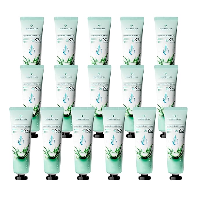 16PCS Aloe Vera Gel for Face and Body, Hydrating Aloe Vera Gel, Cooling by LZYLLS