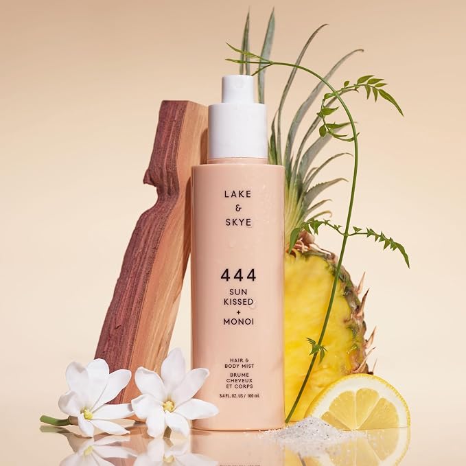 Lake & Skye 444 Sunkissed + Monoi Hair & Body Mist 3.4 FL OZ, Sandalwood - Image 3