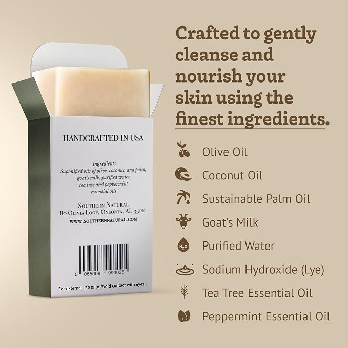 Southern Natural Goat Milk Soap Bar - Image 2