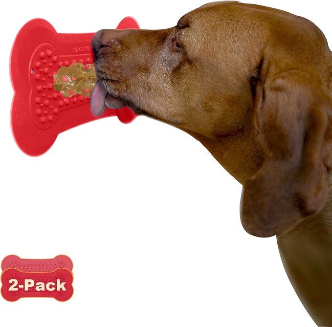 Lick Lick Pad Dog Accessories | Pet Shower Attachment | Dog Peanut Butter Lick by PerfectCurve