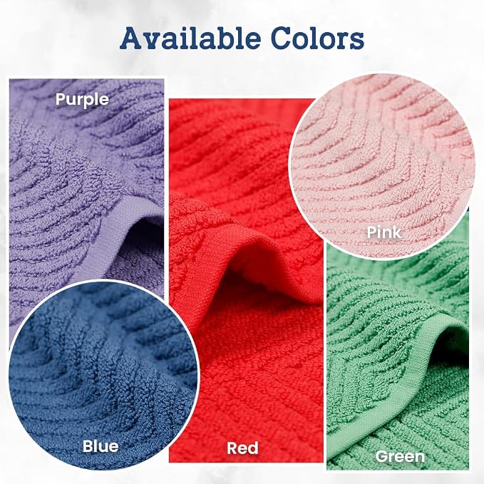 Casa Lino 100% Cotton Bath Mat Set of 2 - Image 6