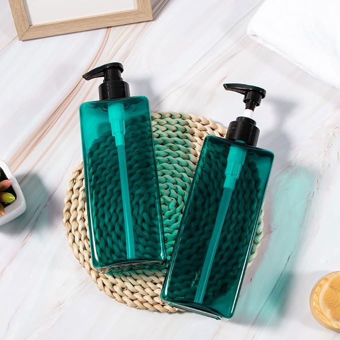 Shampoo and Conditioner Bottles Yebeauty 3pcs 17oz 500ML Shower Pump Bottles - Image 8
