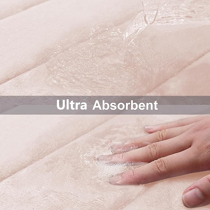 Buganda Memory Foam Bath Mat, 35.4" x 24", Ultra Soft and Non-Slip Bathroom Rugs - Image 4