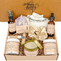 Birthday Gift Baskets for Women, Handmade Lavender Gift Box, Natural Relaxing by SandSeabyAshley