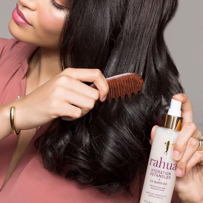 Rahua Hydration Detangler Spray + UV Barrier, Vegan Leave In Hair Spray - Image 3