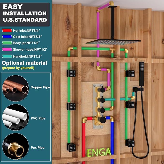 Full Body Rain Shower System - Image 6