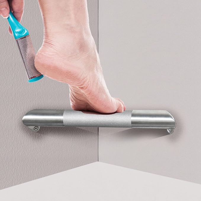 Shower Foot Rest for Shaving Legs, Wall Mounted Shower Foot Ledge, Antislip by LUOGULIANG