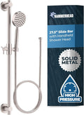 HammerHead Showers® Solid Metal 27.5 Inch Shower Slide Bar Set and Handheld by HammerHeadShowers