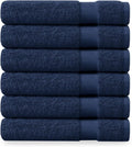 Delara Organic Cotton Luxuriously Plush Washcloths Pack of 6 | GOTS & Oeko-TEX by Delara