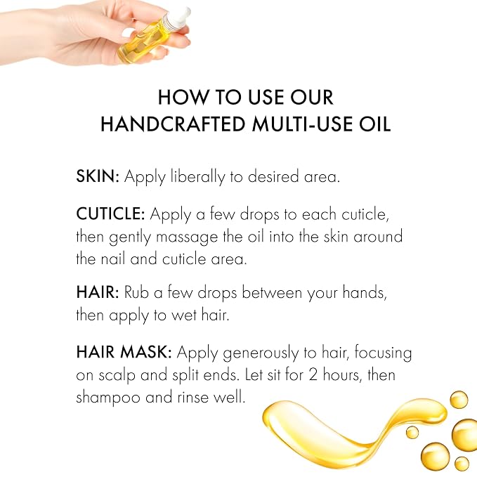 Lemon Vanilla Custard Oil with All-Natural Moisturizing Body Oil - Image 9