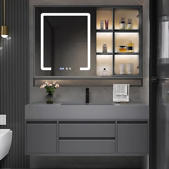 84IN Bathroom Cabinet by NAIROLET