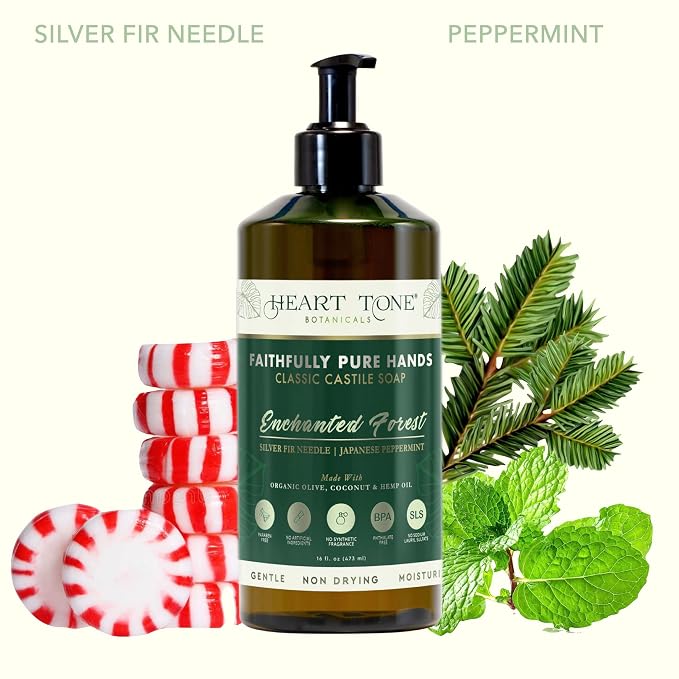 Liquid Castile Soap | Organic Olive and Coconut Oils | Non Drying Formula - Image 5