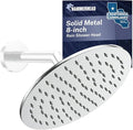 HammerHead Showers® Solid Metal 8 Inch Rainfall Shower Head – CHROME by HammerHeadShowers