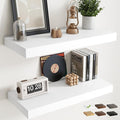 30 Inch Floating Shelves for Wall Set of 2, Easy Install Engineered Wood by Marsmiles