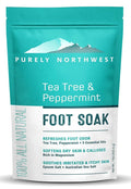 Epsom Salt Tea Tree Foot Soak-Toenail Repair, Softens Thick Calluses & Corns by PurelyNorthwest