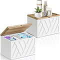 2 PCS White Tampon Holder for Bathroom Decor, Feminine Product Organizer by Jorkol
