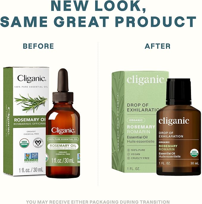 Cliganic Organic Rosemary Essential Oil, 1oz - Image 2