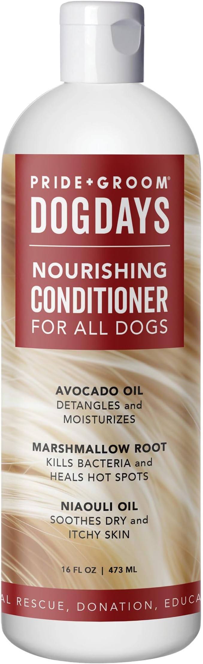 Pride and Groom DogDays Nourishing Dog Conditioner | Tearless, Hypoallergenic by PrideGroomNYC