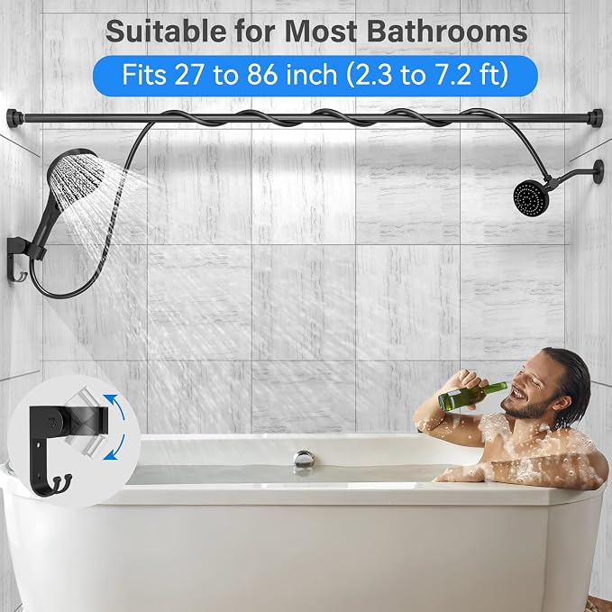 Dual Shower Head with Handheld for Couples: High Pressure Double Shower Heads - Image 2
