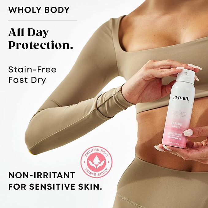 Gymati Fitness Body Deodorant Spray Aluminum Free - Image 3