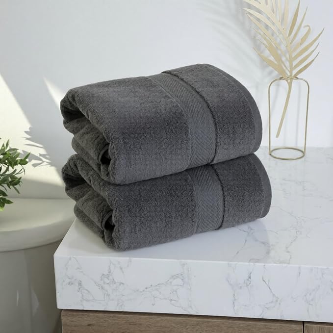 Cloudura Luxury Bath Towels-100% Cotton | Quick Dry | Lightweight | Thick I Good - Image 5