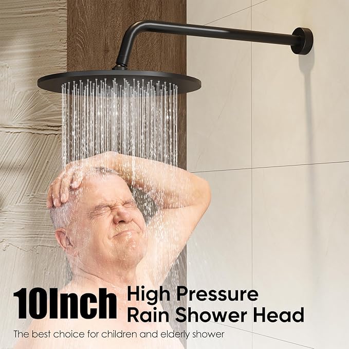 Gabrylly Thermostatic Shower Faucet Set, All Metal Shower System - Image 4