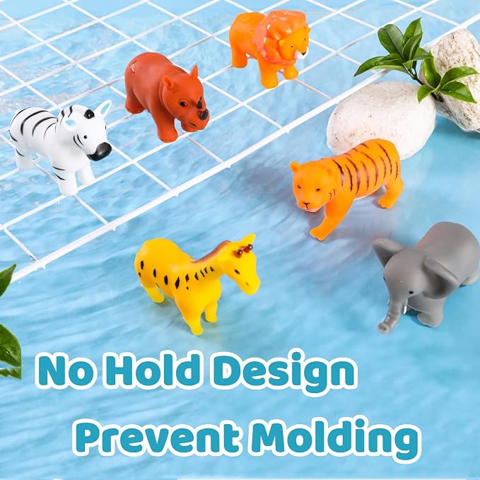 Baby Bath Toys, for Infants 6-12& Toddlers 1-3, No Hole Bathtub Toys - Image 3
