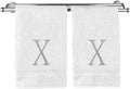 Monogrammed Hand Towel, Personalized Initial Gift, Extra Absorbent 100% Turkish by BareCotton