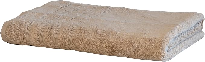 Mosobam Luxury Turkish Towels Bath Sheets 35X70 Light Taupe 700 GSM Bamboo by Mosobam