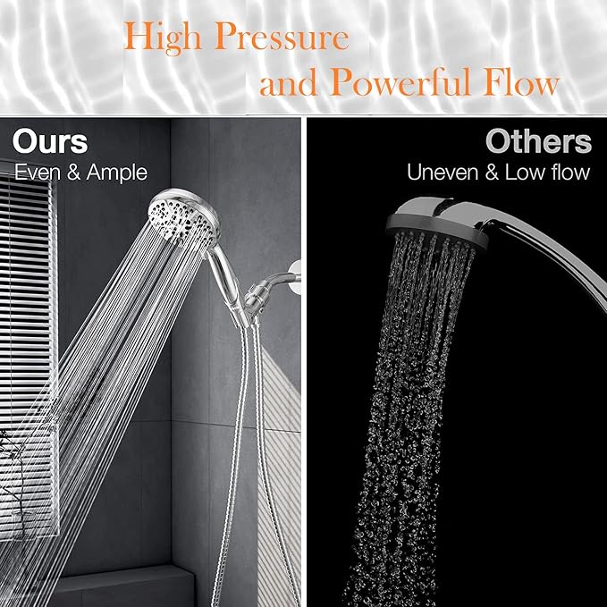 Shower Head with Handheld High Pressure-Full Body Coverage Powerful Rain - Image 4