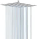 12 Inch Rain Shower Head, 1/16" Ultra Thin, Waterfall Full Body Coverage by Borlon