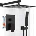 gotonovo Rainfall Bathroom Shower System Rain Shower Head and Handle Set Wall by HOME