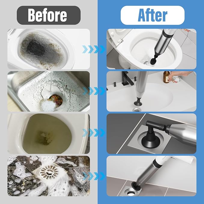 Electric Toilet Plunger, Unclog In One Shot, Remover - Image 2