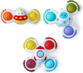 LiKee Strong Suction Cup Fidget Rotating Sensory Bath Toys by LiKee