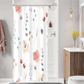 Gibelle Small Stall Shower Curtain 36 x 72, Narrow Half Watercolor Floral by Gibelle
