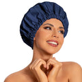 Reusable Shower Cap for Women, Large Waterproof Shower Essentials Bonnet by Edoneery