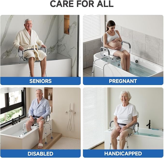 Sliding Shower Chair Tub Transfer Bench - Image 6