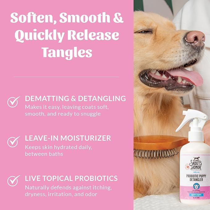 Skout's Honor Probiotic Pet Detangler Spray - Image 3