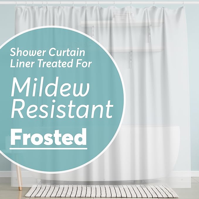 BigFoot Shower Curtain Liner – 72 x 72 PEVA Premium Shower Curtain by BigFoot
