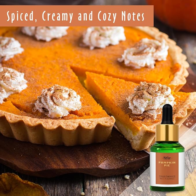 Pumpkin Pie Fragrance Oil, MitFlor 30ml Diffuser Essential Oil - Image 2