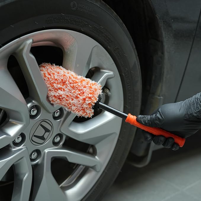 SPTA Car Wheel Brush Set, Rim Cleaner Brush - Image 6