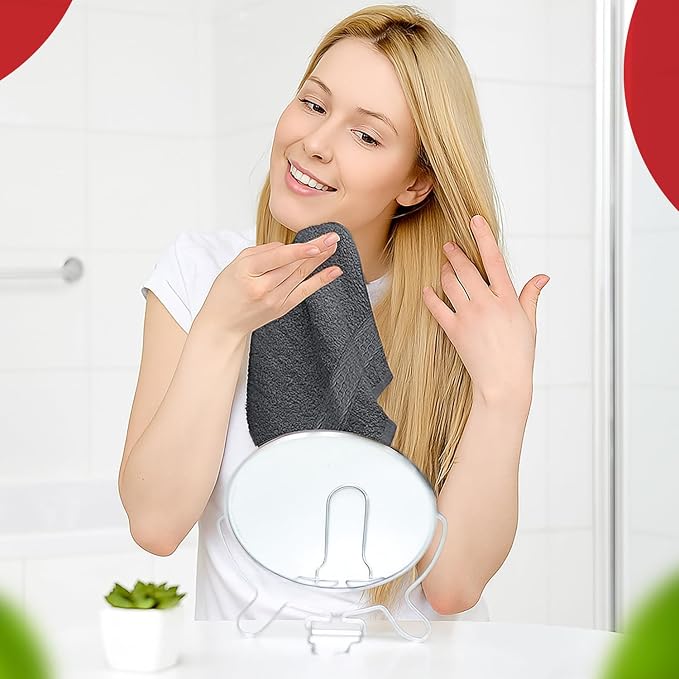 RIVERSIDE 12 Pack Premium 100% Cotton Face Washcloths, 550 GSM, 12 x 12 Inches - Image 5