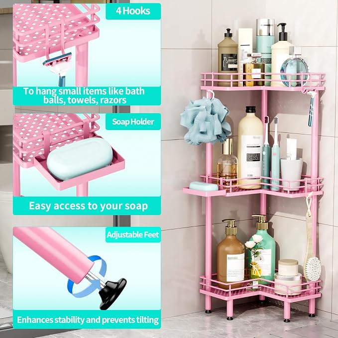 HapiRm Corner Shower Caddy Standing - Image 2
