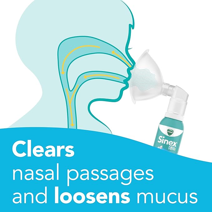 Vicks Sinex Kids Saline Easy Mist Refill, Drug Free Saline, Ages 1 Month+ - Image 4