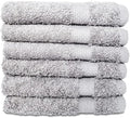 Hencely Premium 6-Pack Washcloths 12x12 Inches Soft Turkish Cotton High by HENCELY