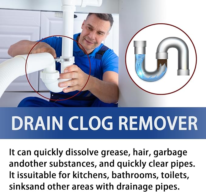 Drain cleaner, drain. Controls odors and breaks down grease, fat and oil in - Image 3