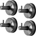 YOHOM Suction Cup Hooks Shower Towel Holder Stainless Steel Vacuum Bathroom by Yohom